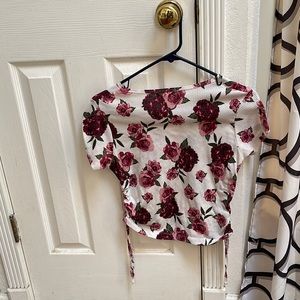 T-shirt with roses